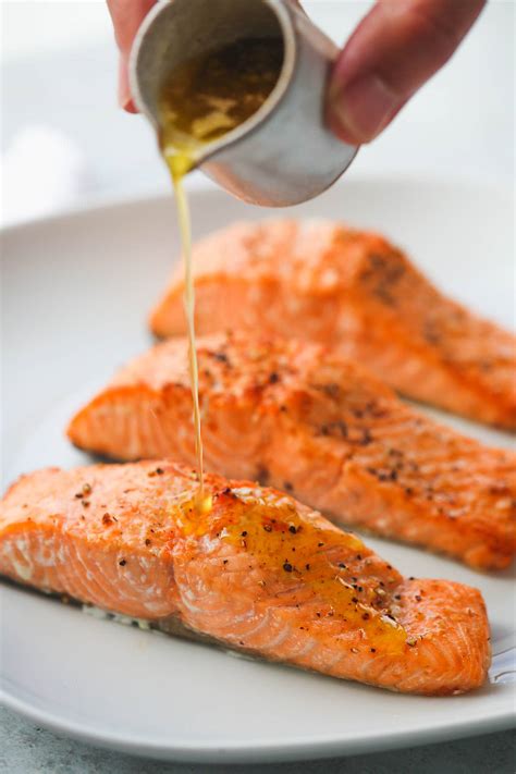 The Best Air Fryer Salmon Recipe (With Garlic Lemon Butter Sauce)