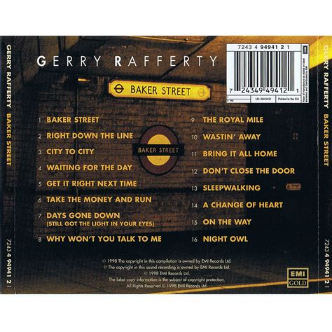 Baker Street - Gerry Rafferty mp3 buy, full tracklist