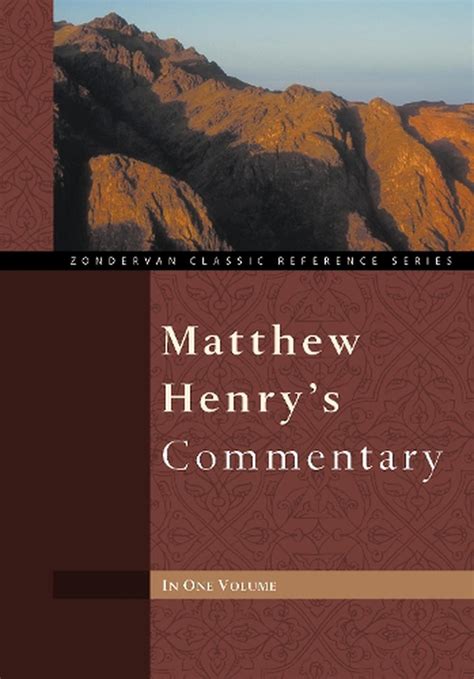 Matthew Henry's Commentary by Matthew Henry (English) Hardcover Book ...