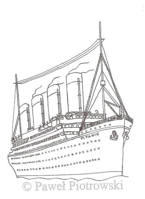 8 Best Titanic Images On Pinterest Coloring Pages, Britannic Coloring ...