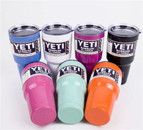 China Powder Coated Colorful Yeti Rambler Yeti Tumbler Cup 30oz with Different Colors - China ...