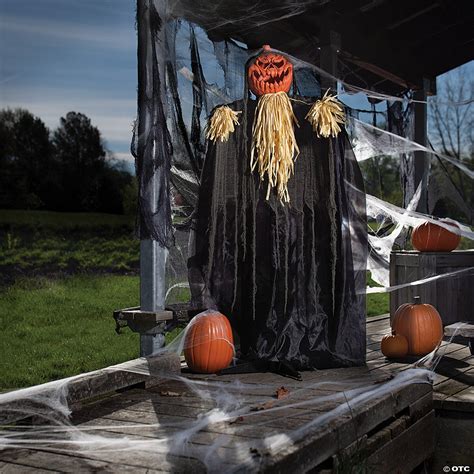 Standing Shaking Pumpkin Reaper Halloween Decoration | Oriental Trading