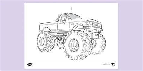 25+ Lifted Truck Coloring Pages - SaraiCabhan