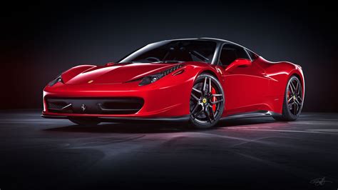 1920x1080 Ferrari 458 Italia Red 2018 Laptop Full HD 1080P HD 4k Wallpapers, Images, Backgrounds ...