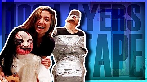 100 LAYERS OF DUCT TAPE CHALLENGE PRANK!! - YouTube