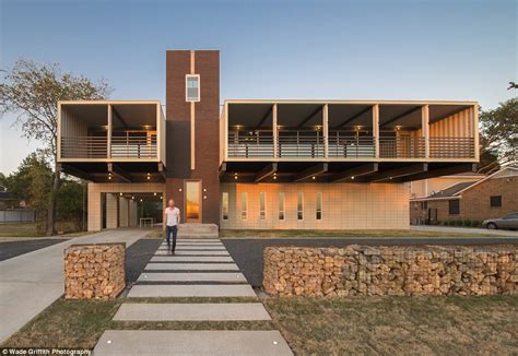 A Modern Shipping Container Home in Dallas