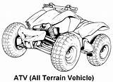 ATV Quad Bike Racing Coloring Page  Free Printable Pages For Kids sketch template