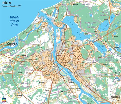 Detailed road map of Riga. Riga detailed road map | Vidiani.com | Maps of all countries in one place