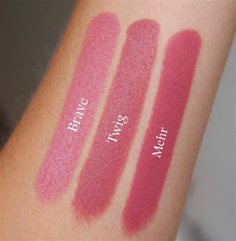 Compare BRAVE, TWIG, MEHR | Mac lipstick shades, Mac lipstick brave, Mac twig lipstick