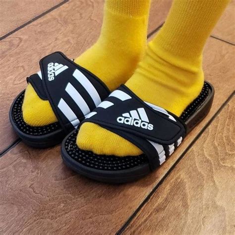 adidas Adissage Slides - Black | Unisex Swim | adidas US | Black adidas shoes, Black adidas ...