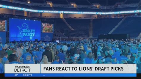 Fans react to Lions' draft picks - YouTube