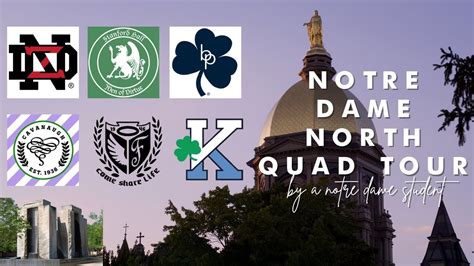 notre dame campus tour: NORTH QUAD *touring nd* - YouTube