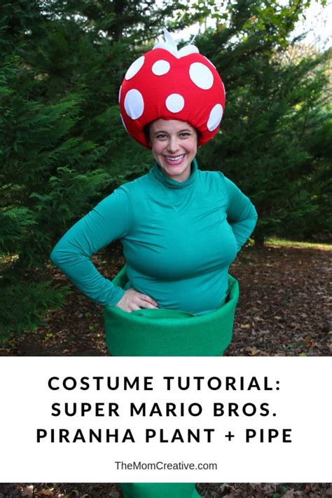 Costume Tutorial Super Mario Bros Piranha Plant Venus Fly Trap Pipe ...