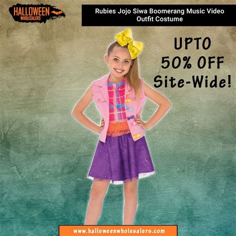 Rubies Jojo Siwa Boomerang Music Video Outfit Costume, Multicolor, Medium https://www ...