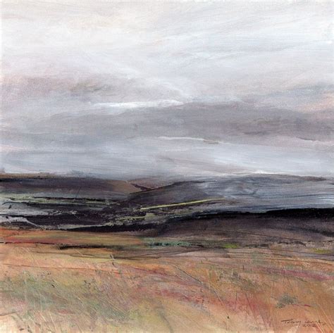 Over The Moors. Reproduction print. | Landscape paintings, Abstract art landscape, Landscape art