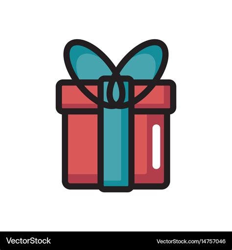 Gift box Royalty Free Vector Image - VectorStock