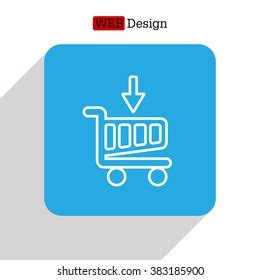 Shopping Cart Basket Icon Stock Vector (Royalty Free) 360008021 | Shutterstock