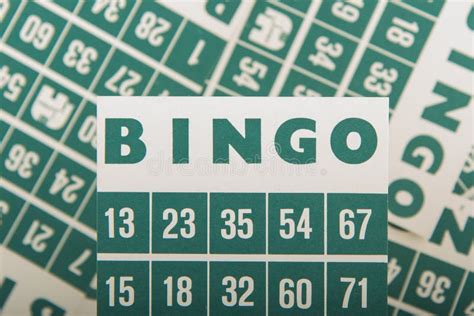 Green bingo cards stock photo. Image of board, activity - 26414258