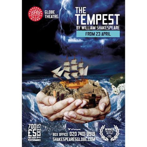 The Tempest Poster (2013) - Print to Order – Shakespeare's Globe