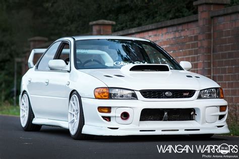 That Frozen White Subaru Impreza STI - Wangan Warriors