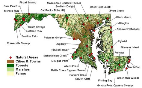 Natural Areas Statewide Map