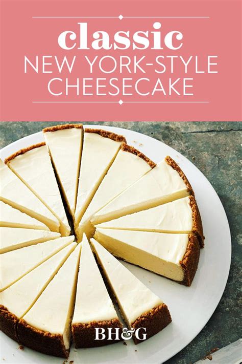 Classic New York-Style Cheesecake | Recipe | New york style cheesecake ...