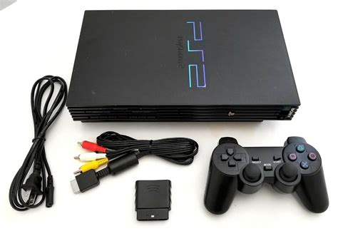 Original SONY PS2 Gaming System Bundle Black Video Game Console ...