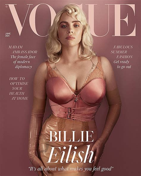 Billie Eilish Rocks Burberry Lingerie & Trench Coat On Glam Cover Of ‘British Vogue’ — See Pics ...