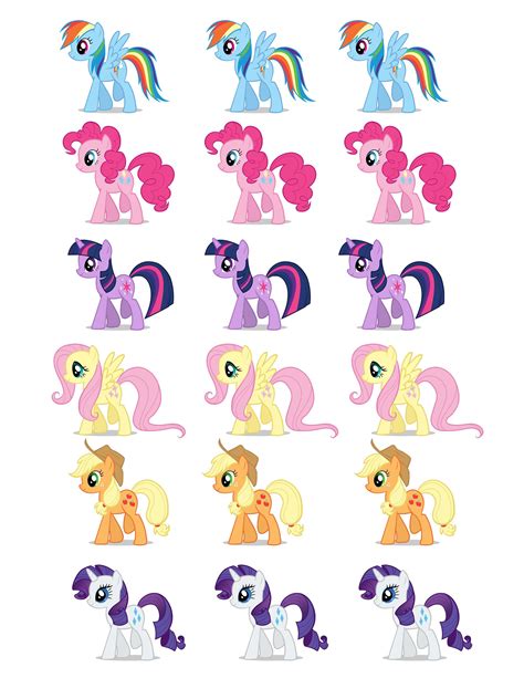 Free Printable My Little Pony Cupcake Toppers - Free Printable