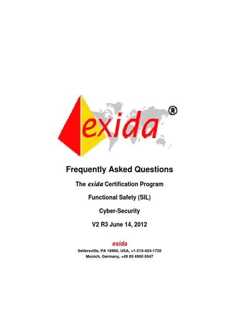 IEC 61508 Certification Program FAQ V2R3!6!2012 | Safety | Evaluation