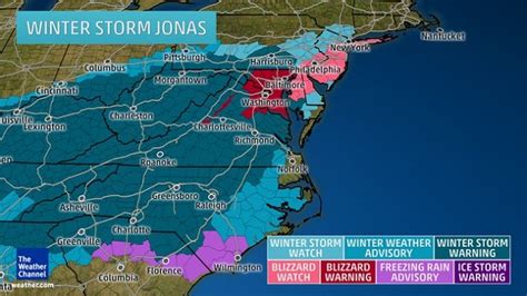 Winter Storm Jonas Expected to Bury East Coast With Up to Two Feet of ...