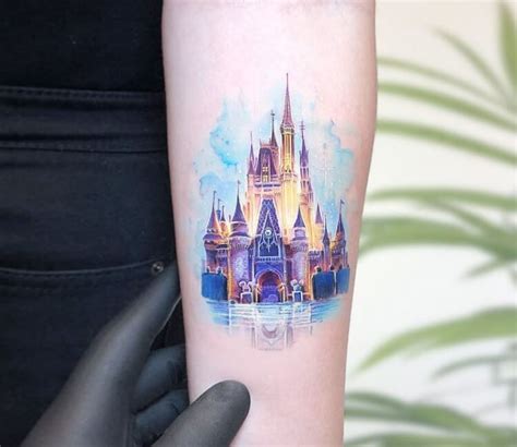 Disney Castle tattoo by Kozo Tattoo | Photo 30422