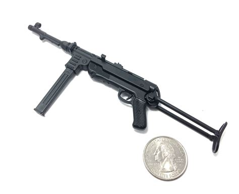 1/6 Scale MP40 Submachine Gun WWII Nazi Germany Army Toys Model Action ...