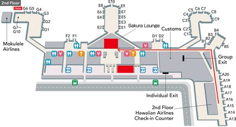 HONOLULU DANIEL.K.INOUYE INTERNATIONAL AIRPORT / Transfers[oneworld] (Airport guide) - JAL ...