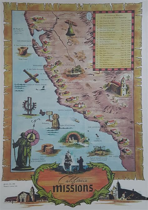 Full Color Mission Map – The California Mission Store