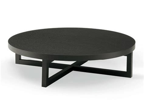 LOW ROUND WOODEN COFFEE TABLE YARD BY POLIFORM | DESIGN PAOLO PIVA