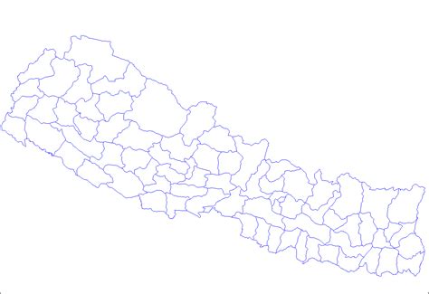 Nepal Districts - Mapsof.Net