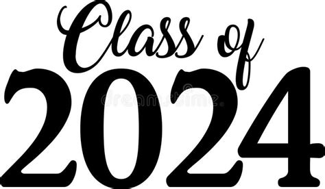 Red Class of 2024 Congratulations Graphic with Graduation Cap Stock Illustration - Illustration ...