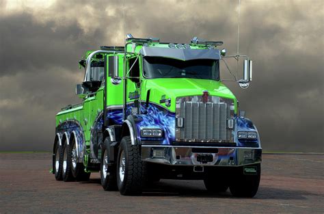 Kenworth Big Rig Tow Truck Photograph by Tim McCullough | Fine Art America