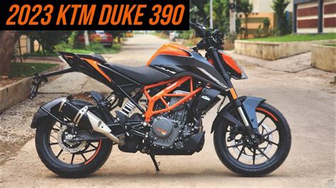 2023 KTM Duke 390 New Colour Cinematic Walkaround Review - YouTube