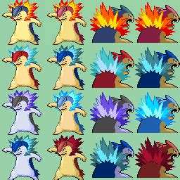 Typhlosion Sprite by TheIsley on DeviantArt