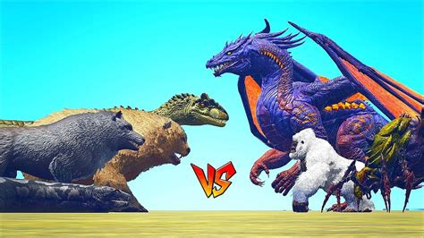 Ark Survival - GIANT DINOS vs ARK BOSSES [Ep.182] - YouTube