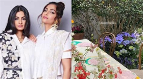 Inside Sonam Kapoor's floral-themed baby shower in London. Pics, videos courtesy Rhea - Movies News