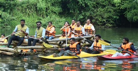 Wayanad DTPC to promote bamboo rafting and kayaking in River Kabani around Kuruva Island ...