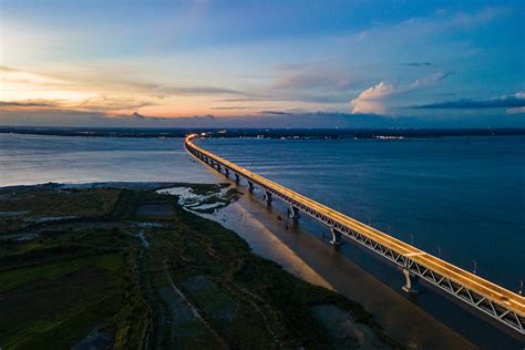 Aerial Night View Of Padma Bridge | Syed Mehedy Hasan | Flickr