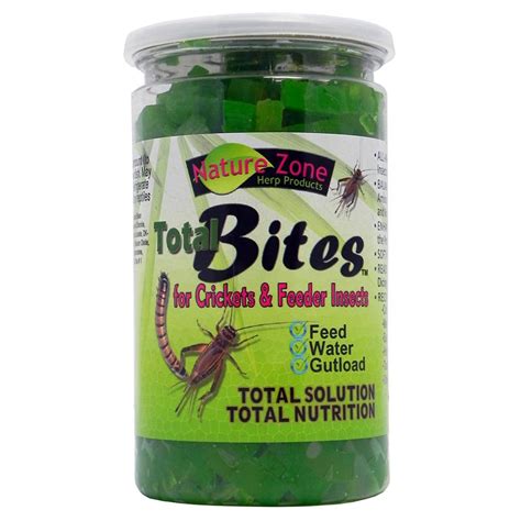 Cricket Total Bites 9 ounce Insect Food