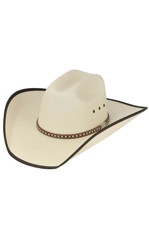 Cavenders Ivory Straw Bound Edge Cowboy Hat | Cowboy hats, Cowboy hat styles, Cowgirl hats