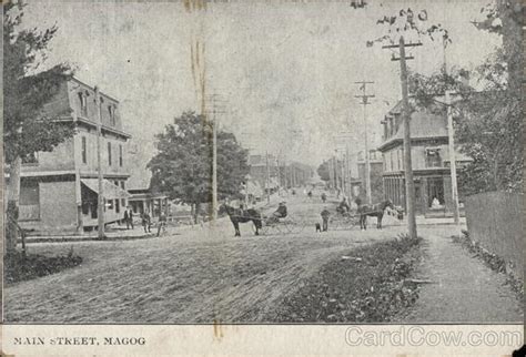 Main Street Magog, QC Canada Quebec