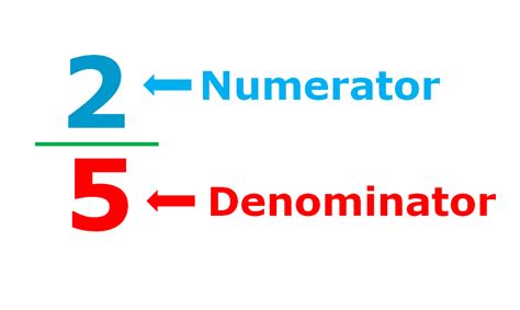 Numerator and Denominator - Definition & Examples - MathsMD