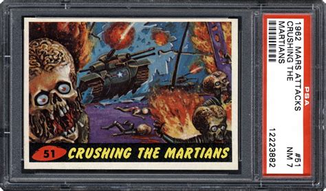 1962 Mars Attacks Crushing The Martians | PSA CardFacts®